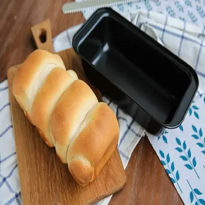 Picture of Cake Baking Mold Toast Pan Meatloaf Pies Muffin Duty Carbon Steel Nonstick Bakeware Kitchen Cooking Utensils, Black Black
