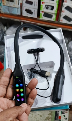 Picture of IQ+ Metal Neckband Wireless Earphone - Black