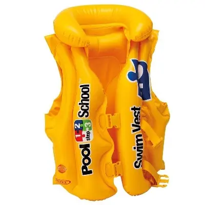 Picture of Plastic Swimming Vest Jacket for Kids - Orange Orange