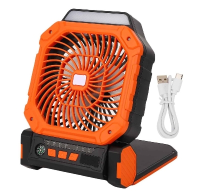 Picture of X16 Solar Rechargeable Fan - Orange
