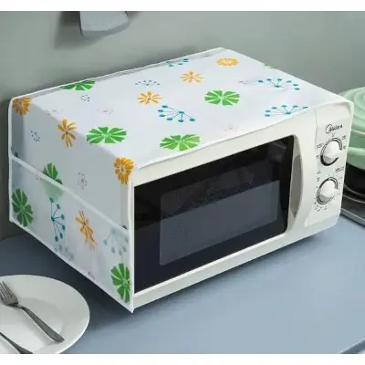 Picture of Hand made Beautifully and Exclusive Designed Microwave Oven Dust Cover Fridge Cover / Oven Cover / Washing Machine Cover Multicolor