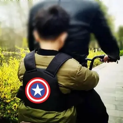 Picture of Bike Protection safety Belt for Baby - Baby Carrier Bag Multicolor