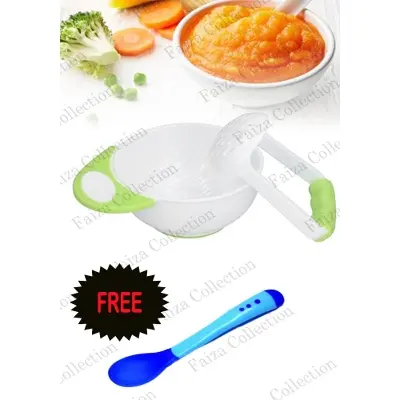 Picture of Baby Feeding & Mashing Bowl Set With Free Spoon Multicolor