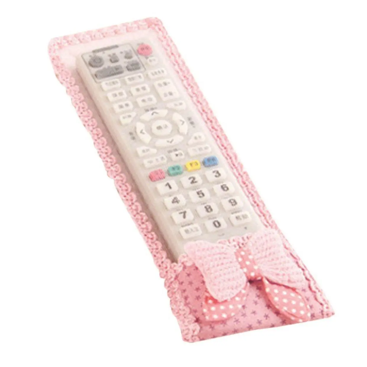 Picture of 9.5" Inch TV Remote Control Bag Bow-knot Cover Case Multicolor