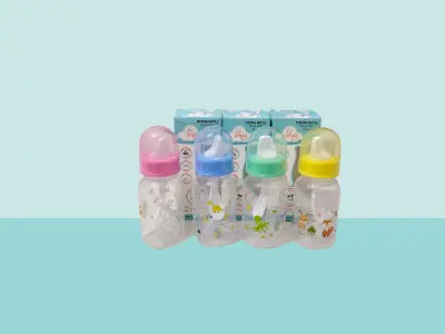 Picture of 125 ml/ 50 oz All in 1 Baby Feeing Botte Baby Milk Feeder Food Feeder Mum Pot Water Pot Multicolor