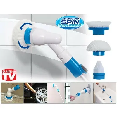 Picture of Hurricane Spin Scrubber Rechargeable Cordless Cleaning Brush Multicolor