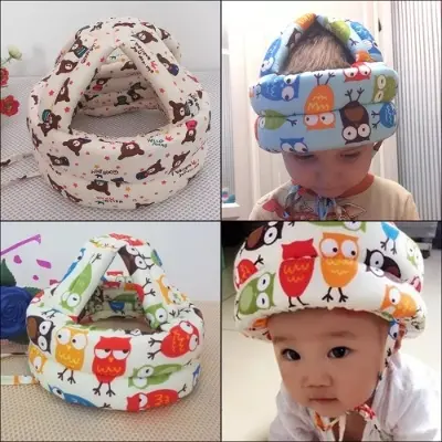 Picture of Baby Head Protector Cap Child Walking Safety Helmet (Color as Per Stock) Multicolor