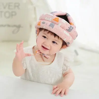 Picture of Baby Head Protector Cap Child Walking Safety Helmet (Color as Per Stock) Multicolor
