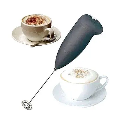 Picture of Hand Mixer Cappuccino Coffee Maker - Black 