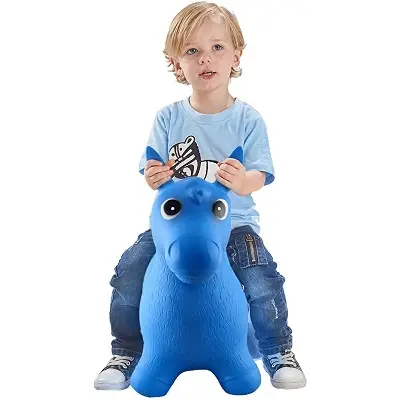 Picture of Rides on Animal Bouncy Horse Blue