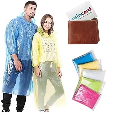 Picture of Pocket Rain Card Coat Portable Wallet Rain Coat Multicolor