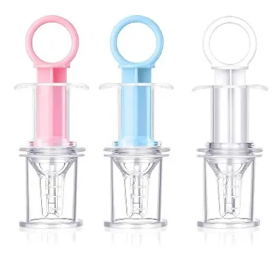 Picture of Baby Medicine Feeder Reusable Safe Medicine Feeding Dropper Syringe 