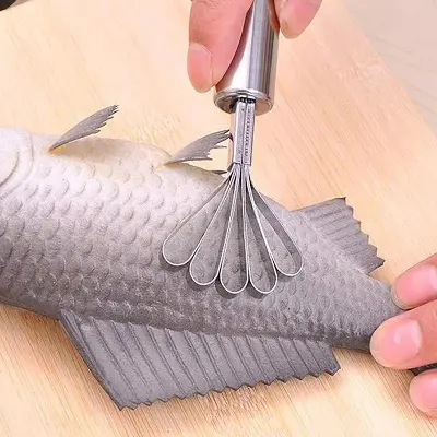 Picture of Fish Skin Scale Peeler Silver