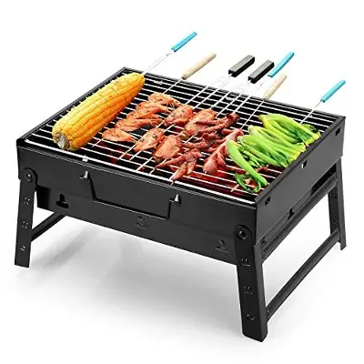 Picture of Portable Barbecue Machine BBQ - Black Black