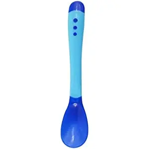 Picture of গরম খাবার থেকে বাচ্চাকে নিরাপদে রাখতে-Heat Sensitive Baby Safety Spoons Heat Sensing Spoon for Kids Boys Girls Silicone Spoon Feeding Baby Spoons Toddler Flatware Multicolor