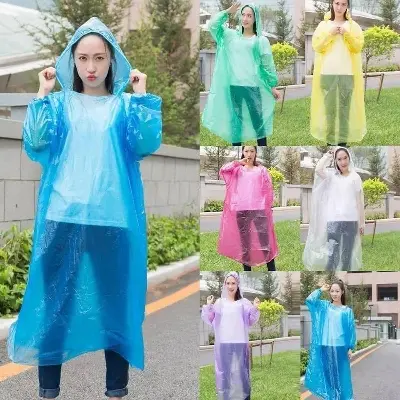 Picture of Polyester Rain Coat for Unisex - Multicolor Multicolor