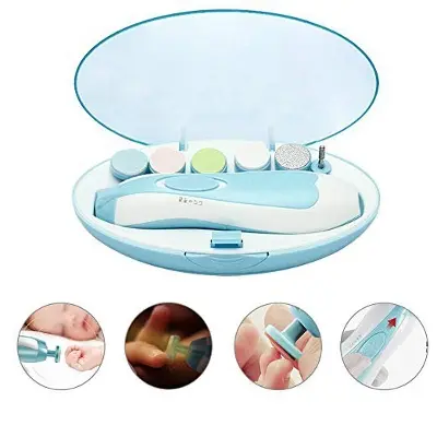 Picture of Safe Electric Nail Clipper Cutter Baby Nail Trimmer Gift set Clipper Cutter Scissors Kids