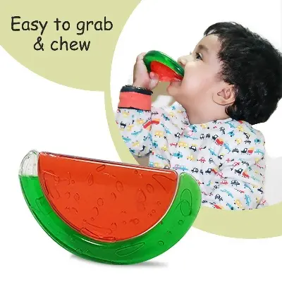 Picture of Watermelon Water Filled Teether for Baby Multicolor