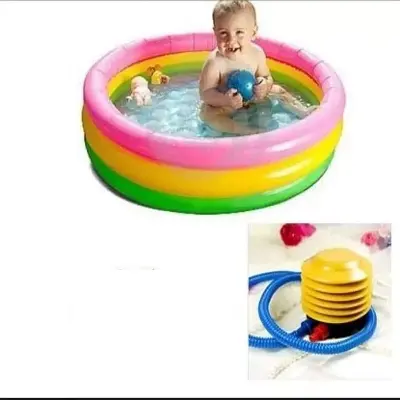 Picture of Baby Swiming Pool with pumper - 24" - Multicolor Multicolor