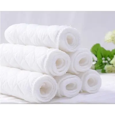 Picture of Washable Diaper Pad 2 Pieces (3 Layer) White