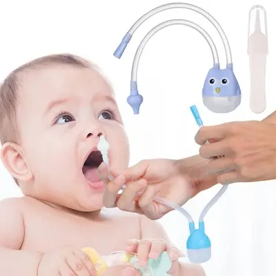 Picture of Baby Nursing Suction Nose Suction Device Nasal Suction Cleaner And Baby Aspirator Multicolor