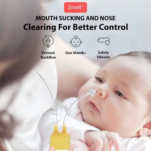 Picture of Baby Nursing Suction Nose Suction Device Nasal Suction Cleaner And Baby Aspirator Multicolor
