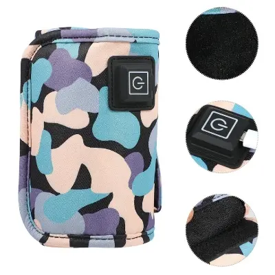 Picture of USB Milk Water Warmer Bottle Heater Travel Stroller Insulated Bag Baby Nursing Safe Kids Supplies