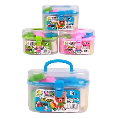 Picture of Super Clay Toy with Modeling Tools -14 Color Multicolor