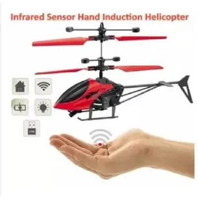 Picture of Induction Aircraft With Sensor rechargeable Helicopter for Kids- Multicolour 
