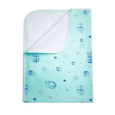 Picture of Washable Waterproof Urine Mat For Babies (Length: 80cm  Width: 64cm) Multicolor