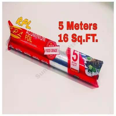 Picture of Aluminum Wrap Foil Paper 16 SQ.FT. 5 meters Perfect Foil to Roast a Chicken or Bake (237772329) - 237772329 Multicolor
