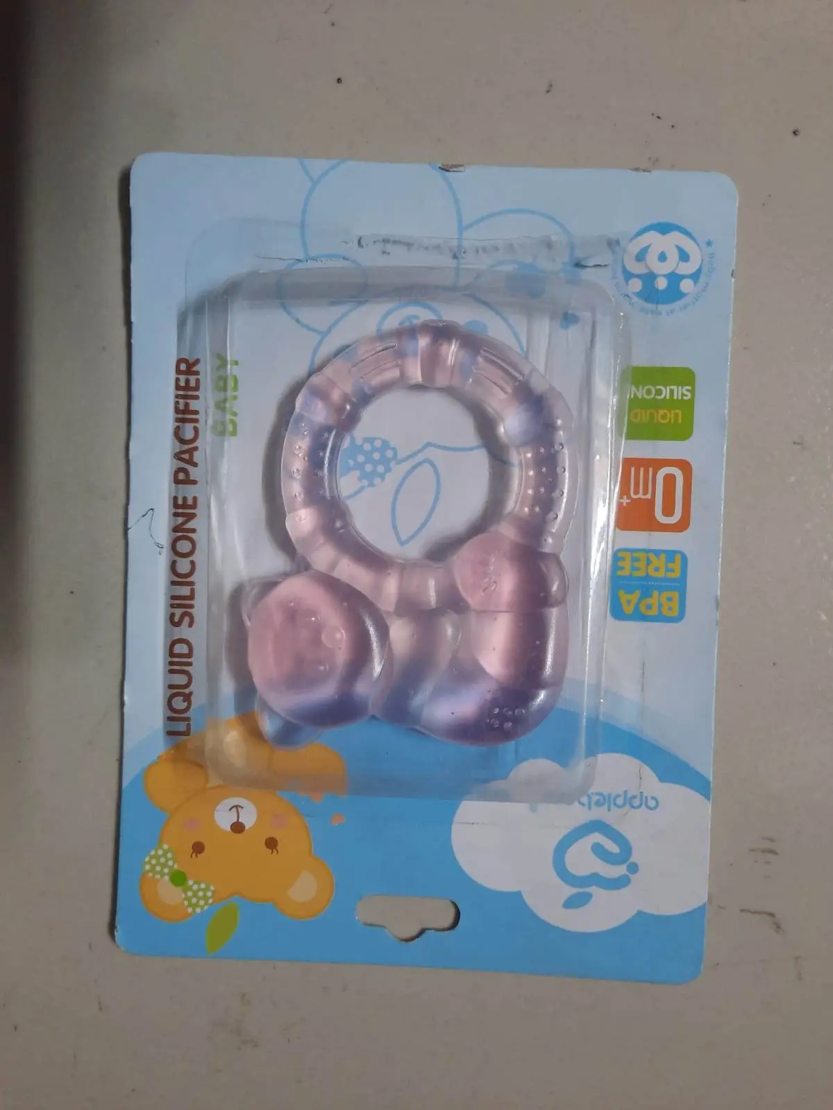 Picture of Baby Panda Water Filled Silicone Pacifier Teethers Multicolor