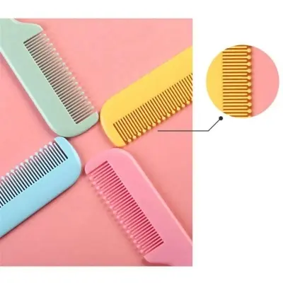 Picture of Baby Hairbrush Comb Portable Newborn Infant Toddlers Soft Hair Brush Head Massager Set Baby Kids Hair Care Supplies Multicolor