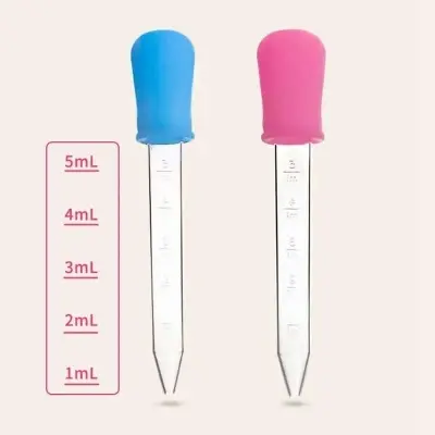 Picture of Baby Feeding Medicine Dropper Liquid Dropper 5ml (Color as per Stock) Multicolor