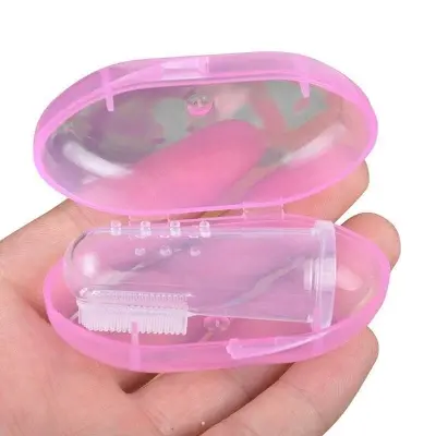 Picture of Silicone Baby Finger Tooth Brush for Baby