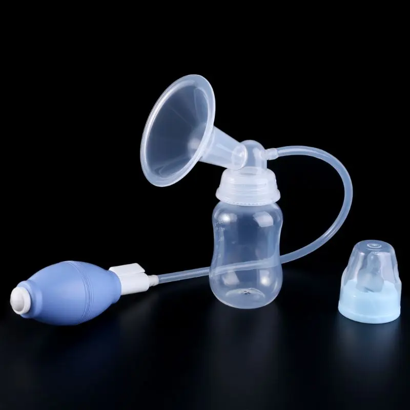 Picture of Apple Bear Brest Pump Manual Control Valve Mom Breast feeding Baby Milk Suction Feeding Newborn Bottle Multicolor