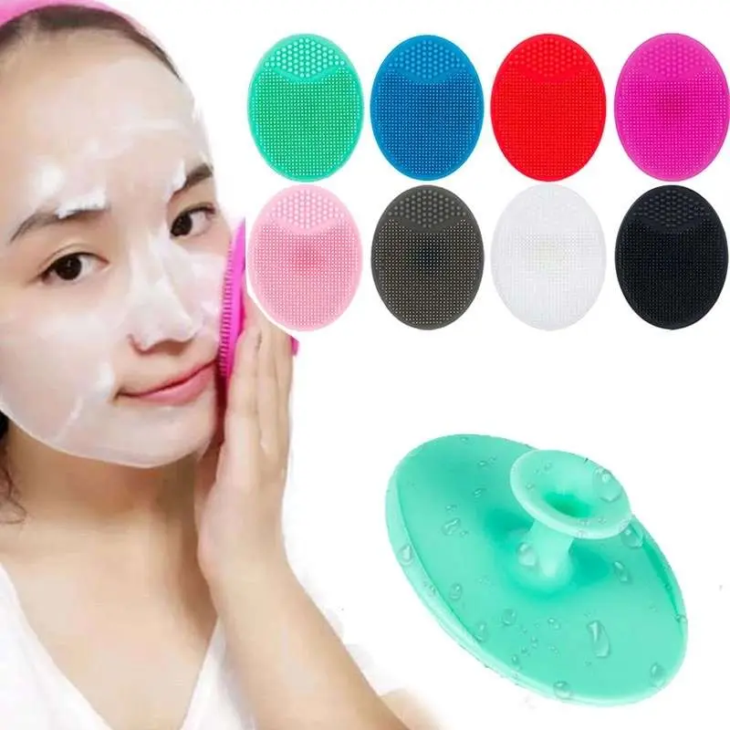 Picture of Baby Shampoo Bath Brush Silicone Head Newborn Body Massage Baby Shower Brush Hair Shampoo Brushes Infant Shower Brush Multicolor