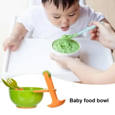 Picture of Mealtime Feeding Set For Kids Sturdy 4 Pieces Set Children's Tableware Utensil Set Safe Ergonomic Long Handle Toddler Utensils