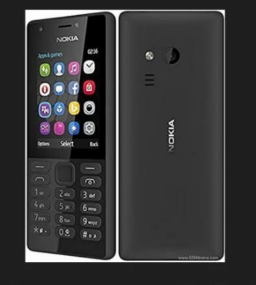 Picture of Nokia 216 (2016) Dual Sim Black Colour  JBL M3 speaker Free - Black