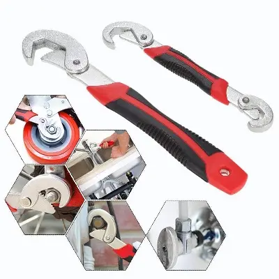 Picture of Snap n Grip Steel Adjustable Universal Wrench - Red