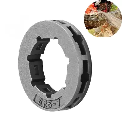 Picture of 325-7Tooth Rim Sprocket for Chainsaw Small Sprocket Rim Chain Drive Sprocket Rim Replace - White