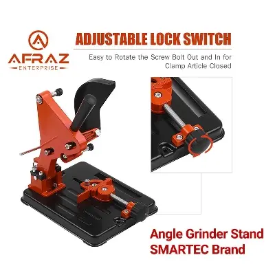 Picture of 115MM Multifunctional Angle Grinder Stand Grinder Holder Cutter Support Bracket Holder Cutting Machine for 100/115/125mm Angle Mill Woodworking Tool DIY Power Tools Accessories - Black
