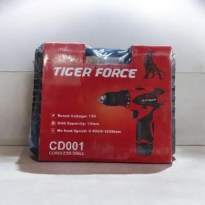 Picture of Cordless Drill Machine 12Volt 28Pcs Accessories - Red