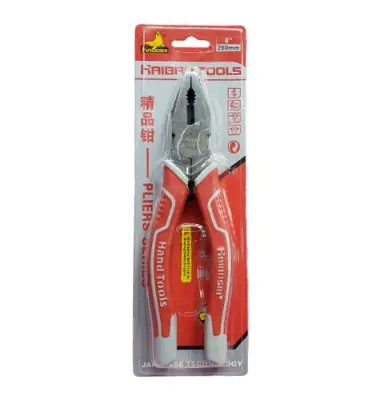 Picture of COMBINATION PLIER 8 INCH HAIBAO - Red