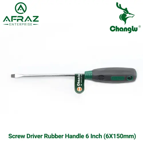 Picture of Screw Driver Color Bar Handle 6 Inch ( 6-150 mm) CHANGLU - Green