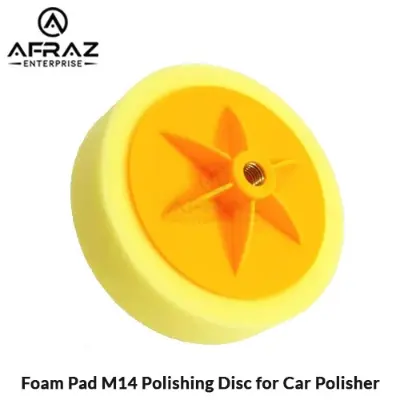 Picture of Polished Sponge Ball Car Detailing Waxing Foam Pad M14 6 Inch Polishing Disc for Car Polisher