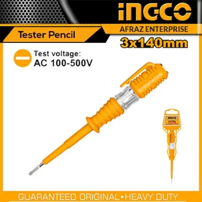 Picture of Ingco Tester Pencil AC 3x140mm - Yellow