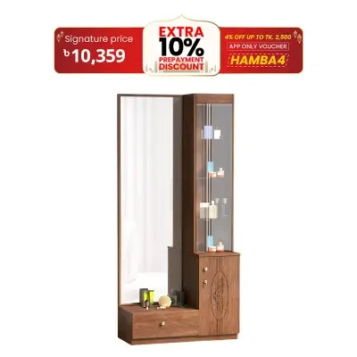 Picture of Regal Flores Laminated Board Dressing Table Antique