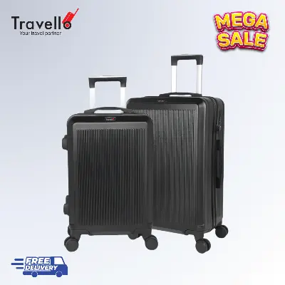 Picture of Travello 20 & 24 Inch Royal Zipper Black