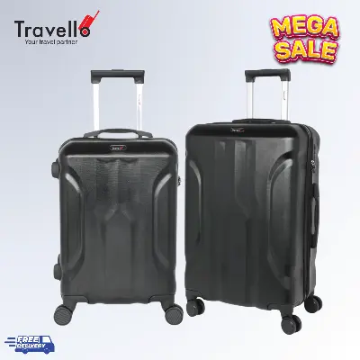 Picture of Travello Luxury Plus 20 & 24 Inch Black (Combo)